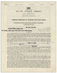 Three Stooges AFTRA Contract Signed by Moe Howard, Larry Fine & Joe DeRita From January 1959 With William Morris Agency -- Plus Initialed Rider -- 5pp. on Three 8.5'' x 11'' Sheets -- Very Good